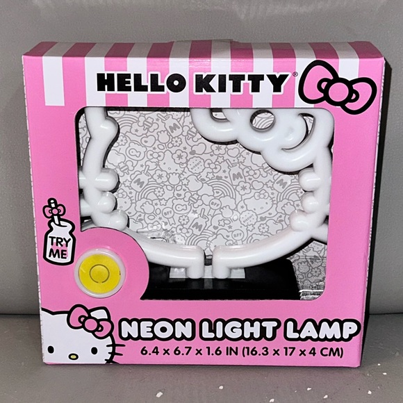 Hello Kitty | Accents | Sanrio Hello Kitty Face And Bow 65 Inch Led Neon Mood Light | Poshmark